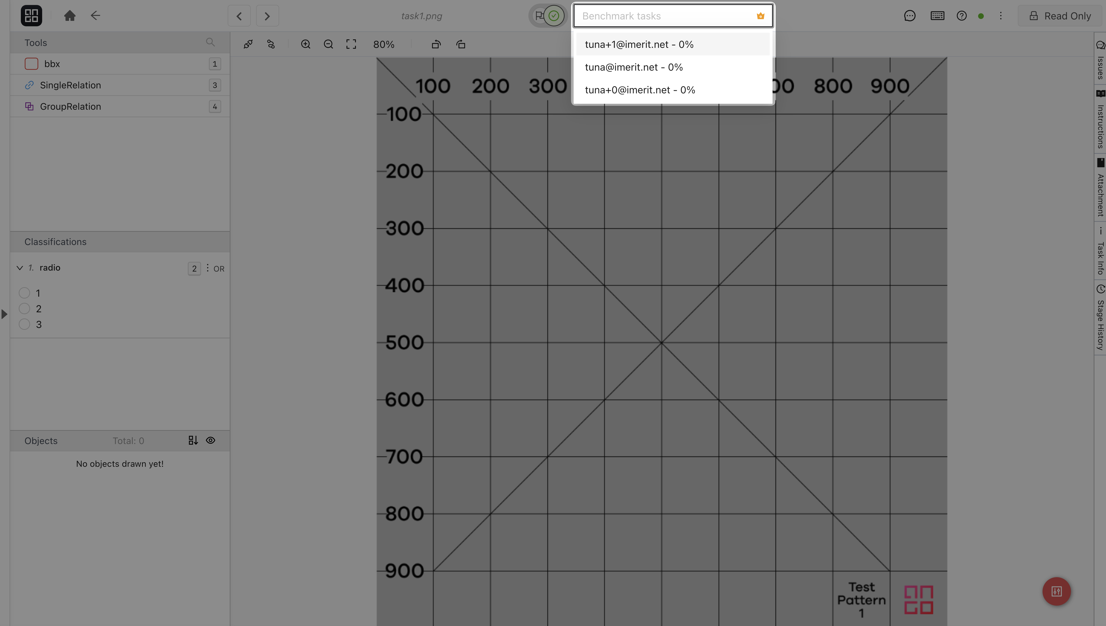 Benchmark answers list